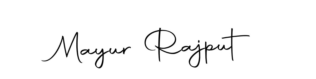 The best way (Autography-DOLnW) to make a short signature is to pick only two or three words in your name. The name Mayur Rajput include a total of six letters. For converting this name. Mayur Rajput signature style 10 images and pictures png