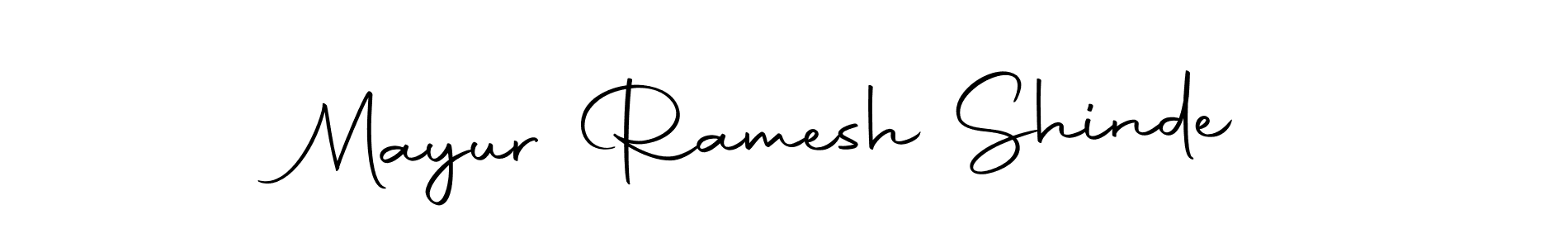 Design your own signature with our free online signature maker. With this signature software, you can create a handwritten (Autography-DOLnW) signature for name Mayur Ramesh Shinde. Mayur Ramesh Shinde signature style 10 images and pictures png