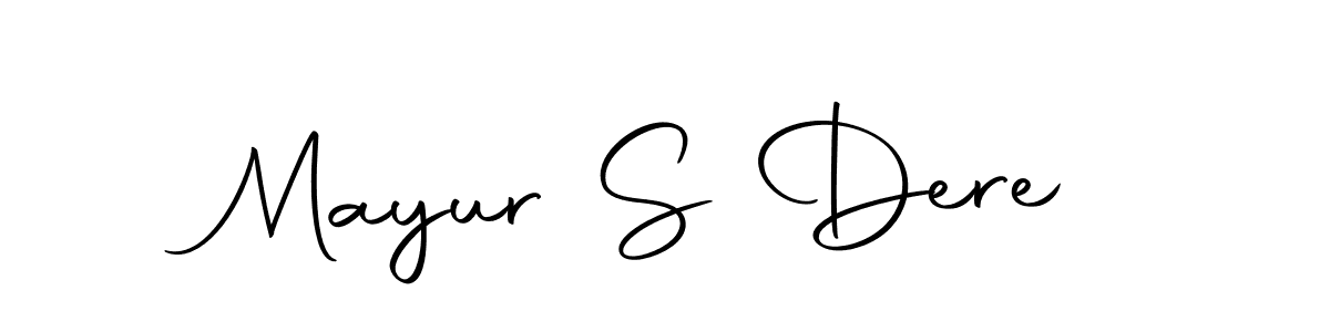 Similarly Autography-DOLnW is the best handwritten signature design. Signature creator online .You can use it as an online autograph creator for name Mayur S Dere. Mayur S Dere signature style 10 images and pictures png