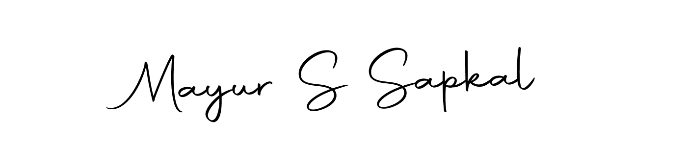 How to make Mayur S Sapkal signature? Autography-DOLnW is a professional autograph style. Create handwritten signature for Mayur S Sapkal name. Mayur S Sapkal signature style 10 images and pictures png