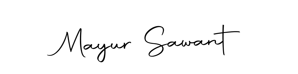Make a beautiful signature design for name Mayur Sawant. With this signature (Autography-DOLnW) style, you can create a handwritten signature for free. Mayur Sawant signature style 10 images and pictures png