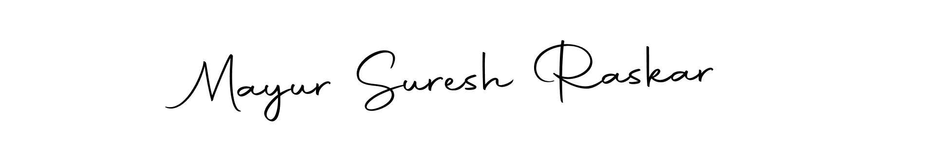 Make a beautiful signature design for name Mayur Suresh Raskar. Use this online signature maker to create a handwritten signature for free. Mayur Suresh Raskar signature style 10 images and pictures png