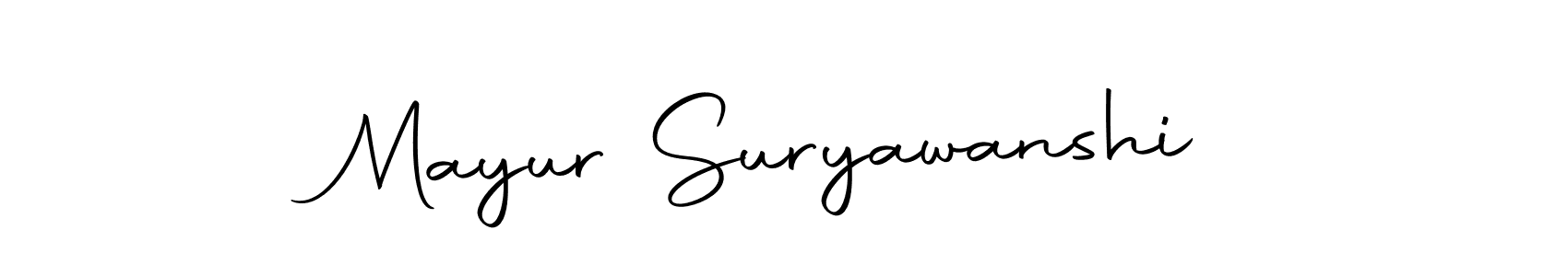 Also we have Mayur Suryawanshi name is the best signature style. Create professional handwritten signature collection using Autography-DOLnW autograph style. Mayur Suryawanshi signature style 10 images and pictures png