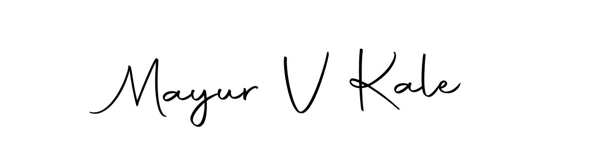 Also we have Mayur V Kale name is the best signature style. Create professional handwritten signature collection using Autography-DOLnW autograph style. Mayur V Kale signature style 10 images and pictures png