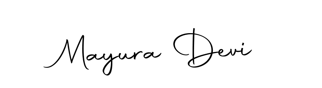 Use a signature maker to create a handwritten signature online. With this signature software, you can design (Autography-DOLnW) your own signature for name Mayura Devi. Mayura Devi signature style 10 images and pictures png