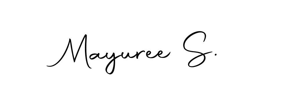 How to Draw Mayuree S. signature style? Autography-DOLnW is a latest design signature styles for name Mayuree S.. Mayuree S. signature style 10 images and pictures png