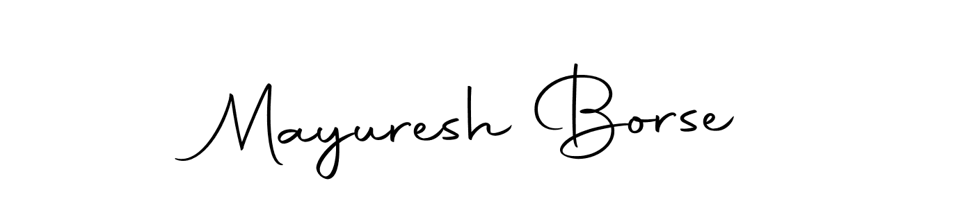 Make a beautiful signature design for name Mayuresh Borse. With this signature (Autography-DOLnW) style, you can create a handwritten signature for free. Mayuresh Borse signature style 10 images and pictures png