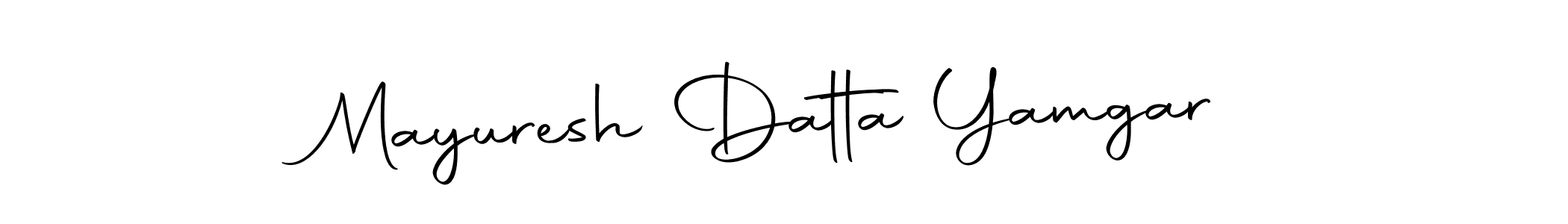 How to make Mayuresh Datta Yamgar name signature. Use Autography-DOLnW style for creating short signs online. This is the latest handwritten sign. Mayuresh Datta Yamgar signature style 10 images and pictures png