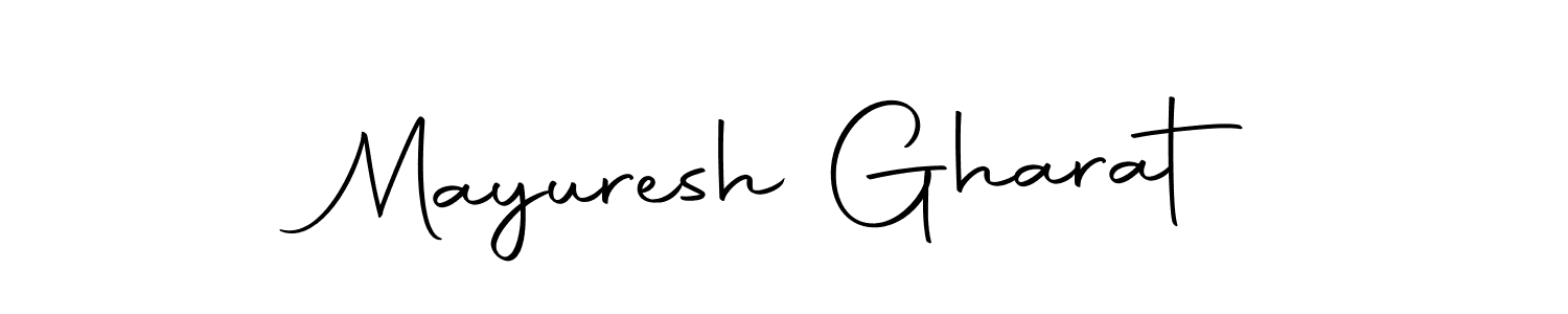 Create a beautiful signature design for name Mayuresh Gharat. With this signature (Autography-DOLnW) fonts, you can make a handwritten signature for free. Mayuresh Gharat signature style 10 images and pictures png