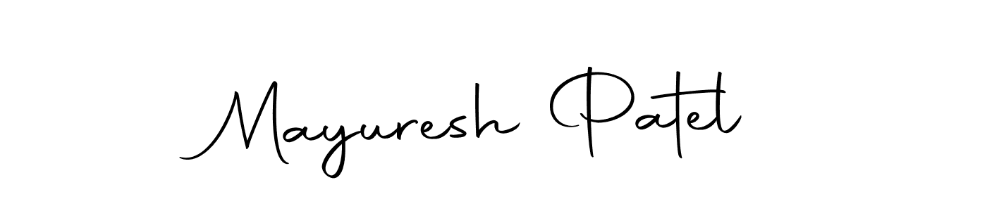 Create a beautiful signature design for name Mayuresh Patel. With this signature (Autography-DOLnW) fonts, you can make a handwritten signature for free. Mayuresh Patel signature style 10 images and pictures png