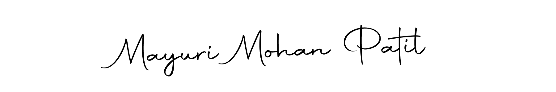 Make a beautiful signature design for name Mayuri Mohan Patil. Use this online signature maker to create a handwritten signature for free. Mayuri Mohan Patil signature style 10 images and pictures png