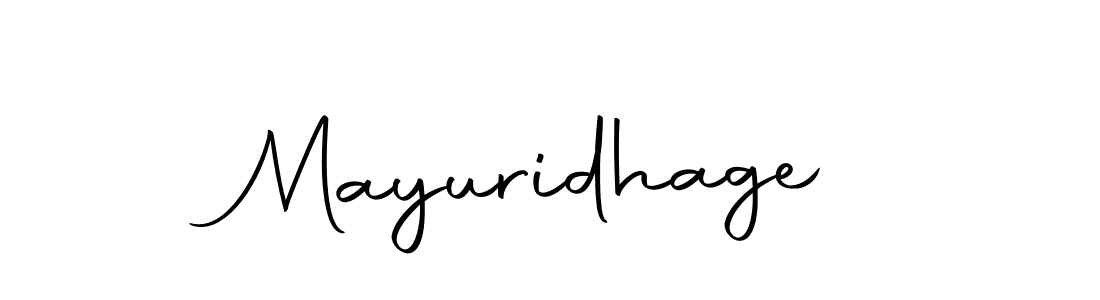 How to make Mayuridhage signature? Autography-DOLnW is a professional autograph style. Create handwritten signature for Mayuridhage name. Mayuridhage signature style 10 images and pictures png