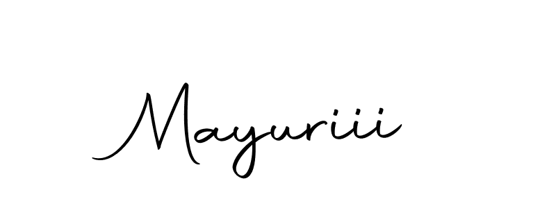 How to make Mayuriii signature? Autography-DOLnW is a professional autograph style. Create handwritten signature for Mayuriii name. Mayuriii signature style 10 images and pictures png