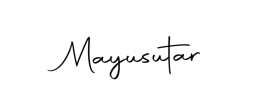 Make a beautiful signature design for name Mayusutar. With this signature (Autography-DOLnW) style, you can create a handwritten signature for free. Mayusutar signature style 10 images and pictures png