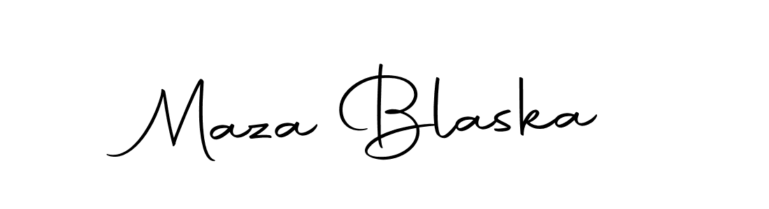 Design your own signature with our free online signature maker. With this signature software, you can create a handwritten (Autography-DOLnW) signature for name Maza Blaska. Maza Blaska signature style 10 images and pictures png