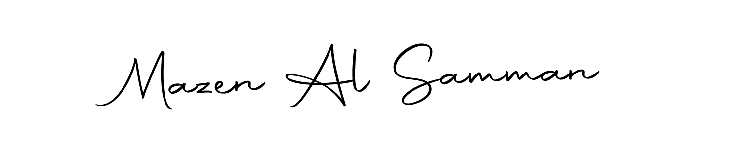 The best way (Autography-DOLnW) to make a short signature is to pick only two or three words in your name. The name Mazen Al Samman include a total of six letters. For converting this name. Mazen Al Samman signature style 10 images and pictures png