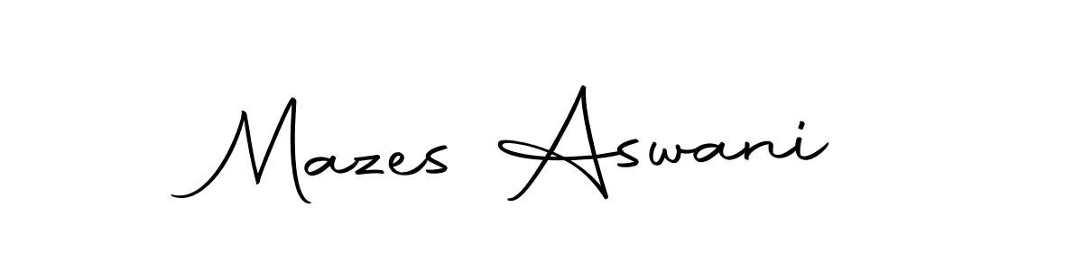 How to make Mazes Aswani signature? Autography-DOLnW is a professional autograph style. Create handwritten signature for Mazes Aswani name. Mazes Aswani signature style 10 images and pictures png