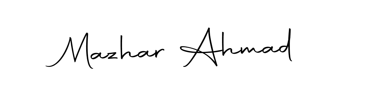 Autography-DOLnW is a professional signature style that is perfect for those who want to add a touch of class to their signature. It is also a great choice for those who want to make their signature more unique. Get Mazhar Ahmad name to fancy signature for free. Mazhar Ahmad signature style 10 images and pictures png