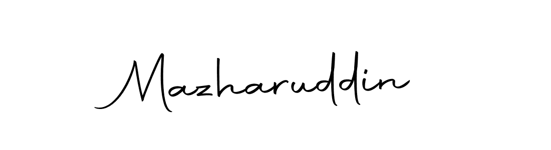 Mazharuddin stylish signature style. Best Handwritten Sign (Autography-DOLnW) for my name. Handwritten Signature Collection Ideas for my name Mazharuddin. Mazharuddin signature style 10 images and pictures png