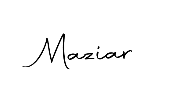 Use a signature maker to create a handwritten signature online. With this signature software, you can design (Autography-DOLnW) your own signature for name Maziar. Maziar signature style 10 images and pictures png
