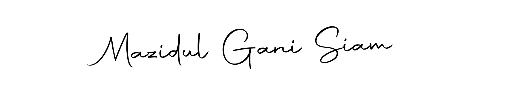 How to make Mazidul Gani Siam signature? Autography-DOLnW is a professional autograph style. Create handwritten signature for Mazidul Gani Siam name. Mazidul Gani Siam signature style 10 images and pictures png