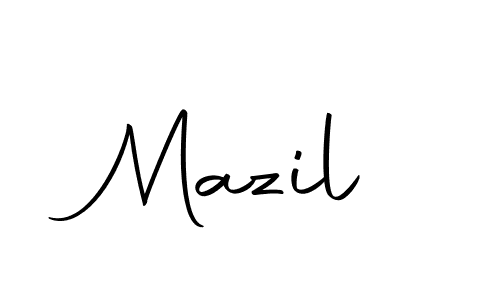 How to make Mazil signature? Autography-DOLnW is a professional autograph style. Create handwritten signature for Mazil name. Mazil signature style 10 images and pictures png