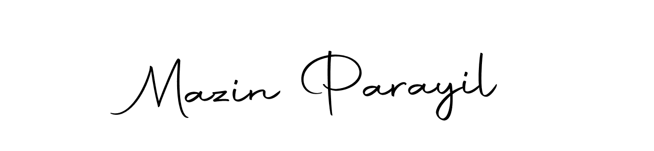 Similarly Autography-DOLnW is the best handwritten signature design. Signature creator online .You can use it as an online autograph creator for name Mazin Parayil. Mazin Parayil signature style 10 images and pictures png