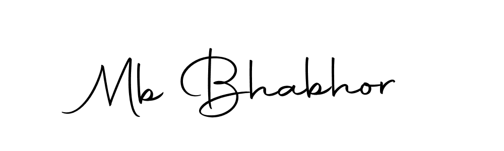 How to make Mb Bhabhor signature? Autography-DOLnW is a professional autograph style. Create handwritten signature for Mb Bhabhor name. Mb Bhabhor signature style 10 images and pictures png