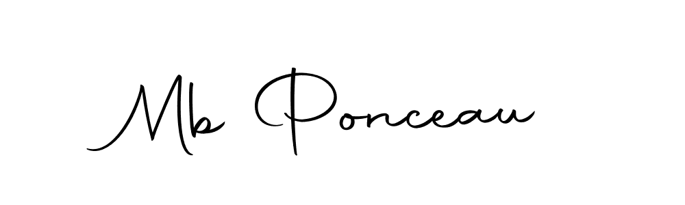 You should practise on your own different ways (Autography-DOLnW) to write your name (Mb Ponceau) in signature. don't let someone else do it for you. Mb Ponceau signature style 10 images and pictures png