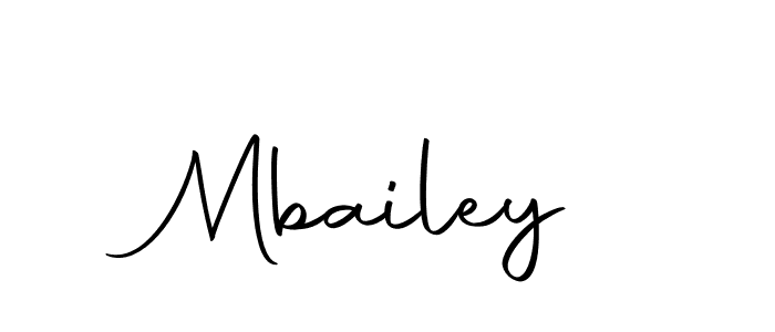 Also we have Mbailey name is the best signature style. Create professional handwritten signature collection using Autography-DOLnW autograph style. Mbailey signature style 10 images and pictures png