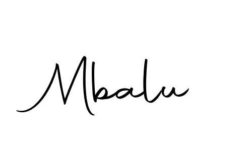 Make a beautiful signature design for name Mbalu. With this signature (Autography-DOLnW) style, you can create a handwritten signature for free. Mbalu signature style 10 images and pictures png