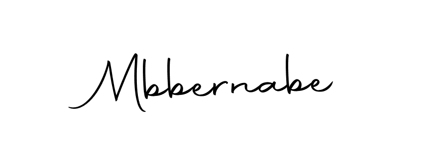 Make a beautiful signature design for name Mbbernabe. With this signature (Autography-DOLnW) style, you can create a handwritten signature for free. Mbbernabe signature style 10 images and pictures png