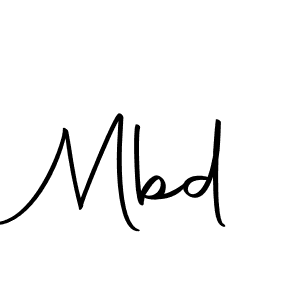 Make a beautiful signature design for name Mbd. With this signature (Autography-DOLnW) style, you can create a handwritten signature for free. Mbd signature style 10 images and pictures png