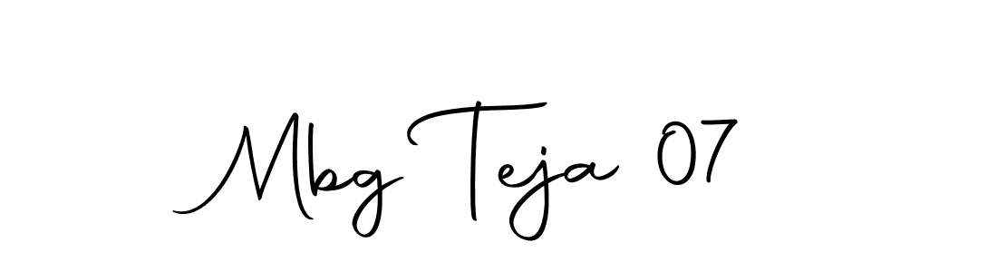 It looks lik you need a new signature style for name Mbg Teja 07. Design unique handwritten (Autography-DOLnW) signature with our free signature maker in just a few clicks. Mbg Teja 07 signature style 10 images and pictures png