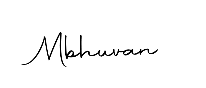 Use a signature maker to create a handwritten signature online. With this signature software, you can design (Autography-DOLnW) your own signature for name Mbhuvan. Mbhuvan signature style 10 images and pictures png