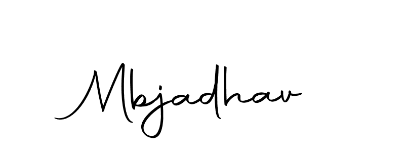 How to make Mbjadhav signature? Autography-DOLnW is a professional autograph style. Create handwritten signature for Mbjadhav name. Mbjadhav signature style 10 images and pictures png