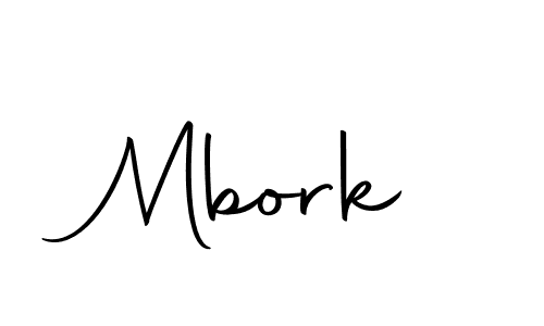 Mbork stylish signature style. Best Handwritten Sign (Autography-DOLnW) for my name. Handwritten Signature Collection Ideas for my name Mbork. Mbork signature style 10 images and pictures png