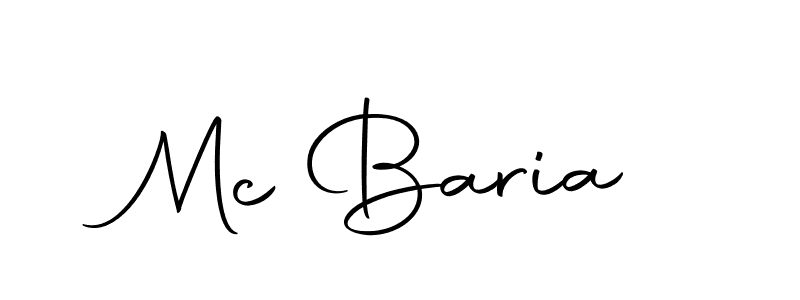 How to make Mc Baria signature? Autography-DOLnW is a professional autograph style. Create handwritten signature for Mc Baria name. Mc Baria signature style 10 images and pictures png