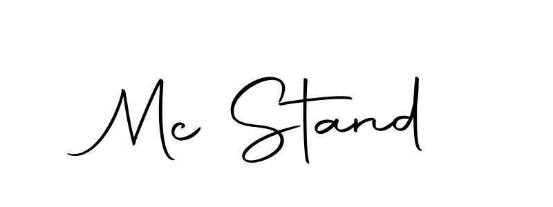Use a signature maker to create a handwritten signature online. With this signature software, you can design (Autography-DOLnW) your own signature for name Mc Stand. Mc Stand signature style 10 images and pictures png