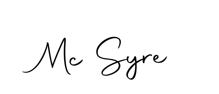 How to make Mc Syre name signature. Use Autography-DOLnW style for creating short signs online. This is the latest handwritten sign. Mc Syre signature style 10 images and pictures png