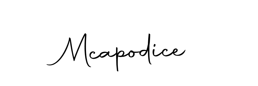 You can use this online signature creator to create a handwritten signature for the name Mcapodice. This is the best online autograph maker. Mcapodice signature style 10 images and pictures png