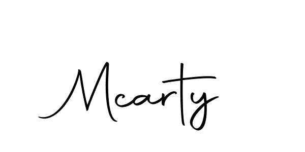 You should practise on your own different ways (Autography-DOLnW) to write your name (Mcarty) in signature. don't let someone else do it for you. Mcarty signature style 10 images and pictures png