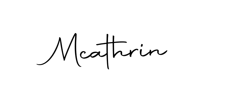 Autography-DOLnW is a professional signature style that is perfect for those who want to add a touch of class to their signature. It is also a great choice for those who want to make their signature more unique. Get Mcathrin name to fancy signature for free. Mcathrin signature style 10 images and pictures png