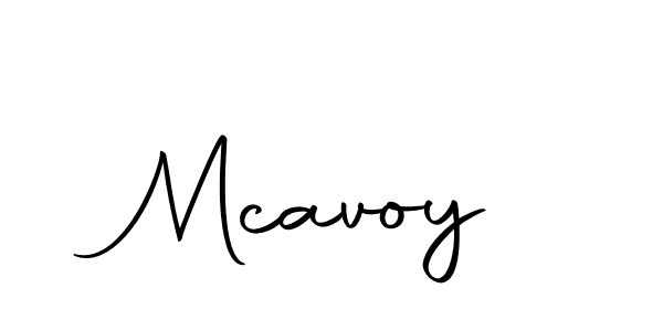 Create a beautiful signature design for name Mcavoy. With this signature (Autography-DOLnW) fonts, you can make a handwritten signature for free. Mcavoy signature style 10 images and pictures png