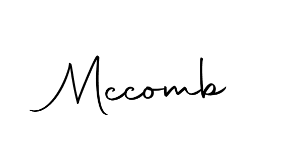 Use a signature maker to create a handwritten signature online. With this signature software, you can design (Autography-DOLnW) your own signature for name Mccomb. Mccomb signature style 10 images and pictures png