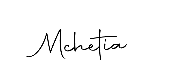 The best way (Autography-DOLnW) to make a short signature is to pick only two or three words in your name. The name Mchetia include a total of six letters. For converting this name. Mchetia signature style 10 images and pictures png