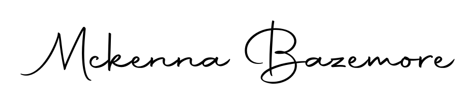 Turn your name Mckenna Bazemore into a signature brand with Autography-DOLnW styling. Download in standard PNG or transparent format anytime. Mckenna Bazemore signature style 10 images and pictures png