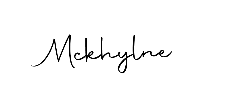 Design your own signature with our free online signature maker. With this signature software, you can create a handwritten (Autography-DOLnW) signature for name Mckhylne. Mckhylne signature style 10 images and pictures png