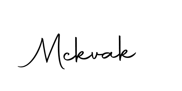 Create a beautiful signature design for name Mckvak. With this signature (Autography-DOLnW) fonts, you can make a handwritten signature for free. Mckvak signature style 10 images and pictures png