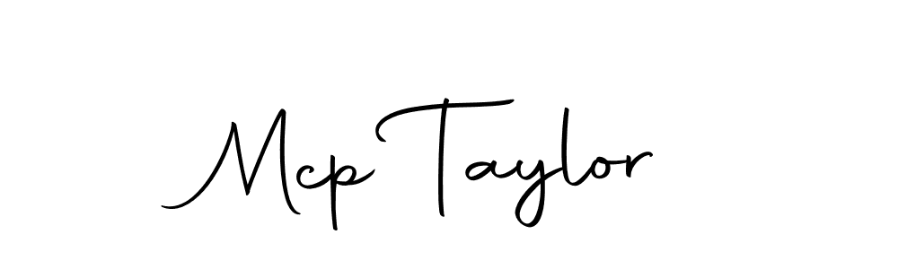 Use a signature maker to create a handwritten signature online. With this signature software, you can design (Autography-DOLnW) your own signature for name Mcp Taylor. Mcp Taylor signature style 10 images and pictures png